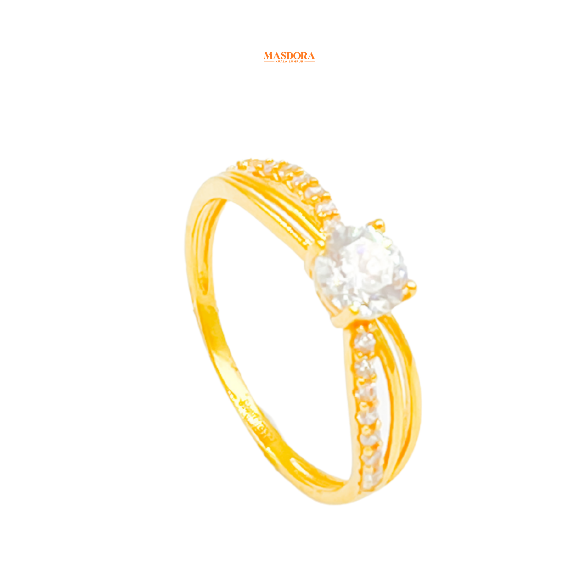 Cincin Silang Solitaire